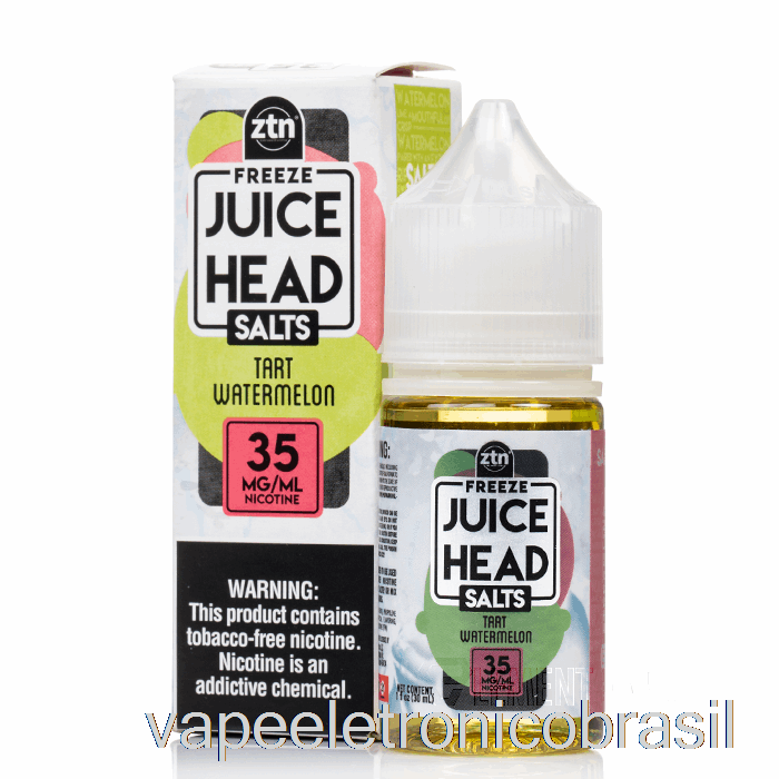 Vape Eletronico Freeze Tart Melancia - Suco De Sais De Cabeça - 30ml 50mg